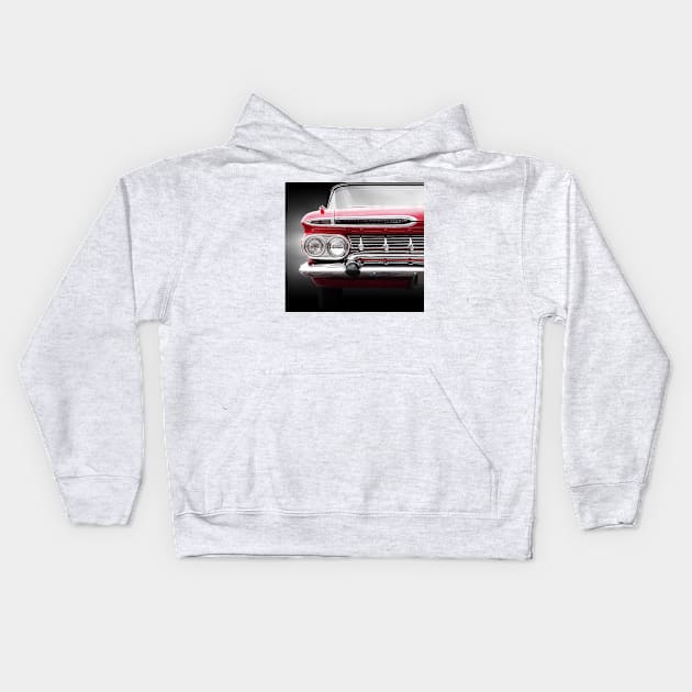 American classic car Impala 1959 Convertible Kids Hoodie by Beate Gube